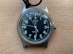 CWC W10 British Army Service Watch, Nato Marks, Water Resistant to 5ATM, Date 2004, Gulf War 2