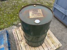 1x 200 Litre Drum of FUCHS OX-30 Defence Standard Hydraulic Fluid unissued, from MoD Reserve Stocks