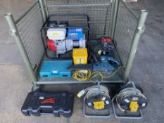 Honda Stephill 5.0KVA generator and110v Power Tools, Direct UK Fire Service!