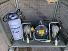 110v Extension Cables x 3 + Misc Sprayer