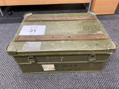 ALUMINIUM ZARGES TYPE WATERPROOF TRANSIT BOX FROM MOD