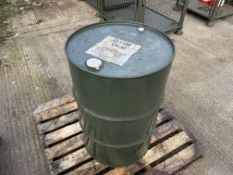 1 x 200 Litre Drum of OX90 Engine Lubricating Oil unissued from MoD Reserve Stocks