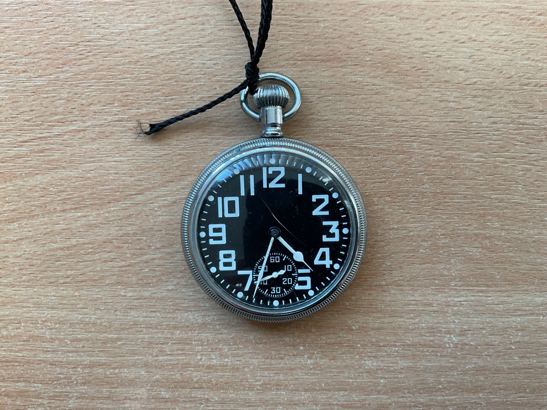 Waltham 9 Jewel 0552 Royal Navy Non Lum Deck Watch Issued to Nuclear Submarines, Nato Marks - Image 2 of 4