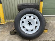 Michelin 255/70R18 Latitude tyres on Land Rover rims x 4, unused condition!