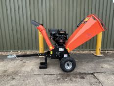 New & Unused, Armstrong DR-GS-15H Pro Electric Start Petrol Wood Chipper