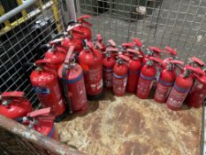 15 x 2kgs plus 8 x 5kgs Fire Extinguishers