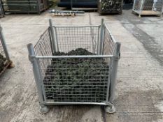 1x Stillage of British Army Woodland Camouflage Netting