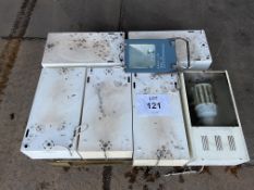 6 x Industrial High bay + 1 x flood Light Fittings