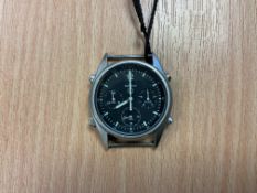 Seiko Gen 1 Pilots Chrono RAF Harrier Force Issue, Nato Markings, Date 1986