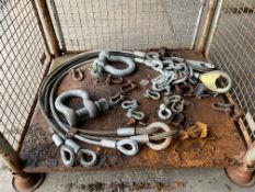 1 x Stillage of D Shackles, Recovery Chains etc