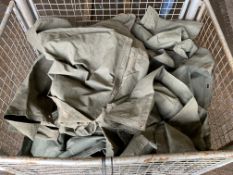 1x Stillage of Unissued Canvas Sheets from MOD