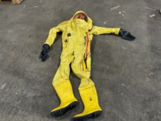 1x Trellchem Hazmat Suit c/w Transit Bag from UK Fire & Rescue