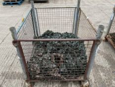 1x Stillage of British Army Woodland Camouflage Netting