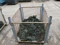 1x Stillage of British Army Woodland Camouflage Netting