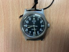 CWC Rare 0552 Royal Marines / Navy Service Watch, Nato Markings, Date 1990 - Gulf War 1