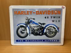 Harley-Davidson Metal Sign