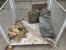 5 x Recovery Crow Bars, Jerry Cans, Sand Bags, Etc