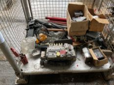 1x Stillage of Vehicle Spares inc Injector Pump, Hydraulic Pumps, Tools etc