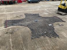 Stillage of 2x Helicopter Underslung Load Cargo Nets