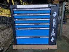 New Unused 6 Drawer Tool Cabinet inc Tools