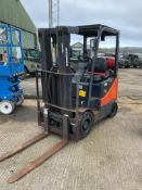 2013 Doosan G185.5 Pro 5 Forklift 3 Stage Mast, Side Shift. 48 inch Forks
