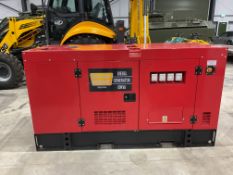 New Unissued 2023 GF 3 -80 80KVA Diesel Generator 400/230 Volt 50 CPS 3 Phase and Single Phase..