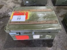 A1 Aluminium Zarges Style Type Stacking Waterproof Transit Case, MoD Reserve Stock