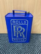 Rolls Royce Hand Painted 1 Gallon Fuel / oil can with brass cap