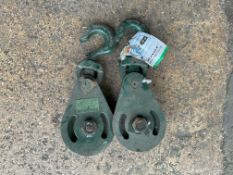 2 x 3 Ton Winch Snatch Blocks from MOD