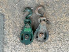 2 x 3 Ton Winch Snatch Blocks from MOD