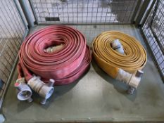 3 x Angus Duraline Hoses from UK Fire & Rescue Service