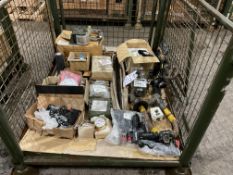 1 x stillage of Unidentified Fighting Vehicle Spares