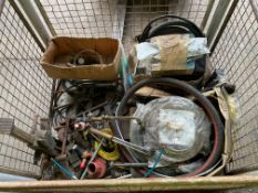 1x Stillage of Tools, Toe Jacks, Cutters, Brake Piping Etc