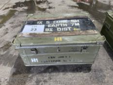 A1 Aluminium Zarges Style Type Stacking Waterproof Transit Case, MoD Reserve Stock.