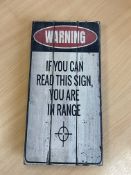 vintage look Wooden Wall Sign