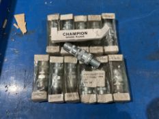 12 x NOS Unissued RSN 13P Champion Spark Plugs, Platinum Tip - Rolls Royce B Series etc