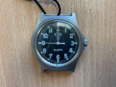 CWC 0552 Royal Marines/Navy Service Watch, Nato Marks, Date 1990 Gulf War 1