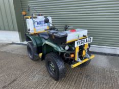 Yamaha Grizzly 350 4x4 Quad c/w Vale Front and Rear Sprayers ex Council Contract