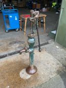 Lovely Antique Cast Iron Garden Water Pump c/w Handle etc