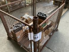 1x Stillage of Unissued Nuts / Bolts, New Wheel Chocks Etc.