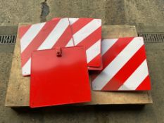 5 x New Unissued Trailer / Wide Load Marker Boards