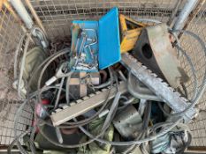 1 x Stillage of Hi Lift Jacks, Tools, Tow Ropes, Chains etc