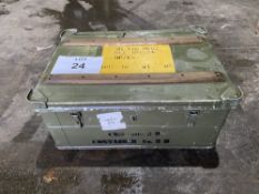 A1 Aluminium Zarges Style Type Stacking Waterproof Transit Case, MoD Reserve Stock.