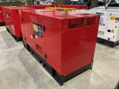 New Unissued 2023 GF 3 -60 60 KVA Diesel Generator 400/230 Volt 50 CPS 3 Phase and Single Phase.