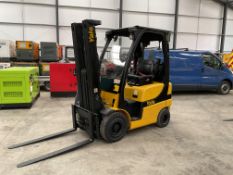 Yale 20VX GLP Fork Lift 3 Stage FFL Mast with Side Shift, Cab, Lights etc, 4965 Hrs