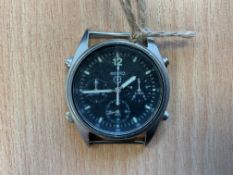 Seiko Gen 1 Pilots Chrono RAF Harrier Force Issue, Nato Marks, Date 1984