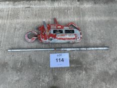Tirfor TU16 Winch With Handle, from UK Fire and Rescue