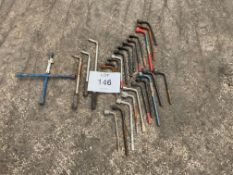 26x Various Automotive Wheel Tools Land Rover Etc.