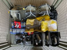 1x Pallet of Cable Reel Extension Leads, Chargers, Tools, Impact Units etc, from UK Fire & Rescue