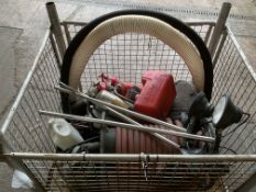 1x Stillage of Fire Equipment, Extinguishers, Lights etc